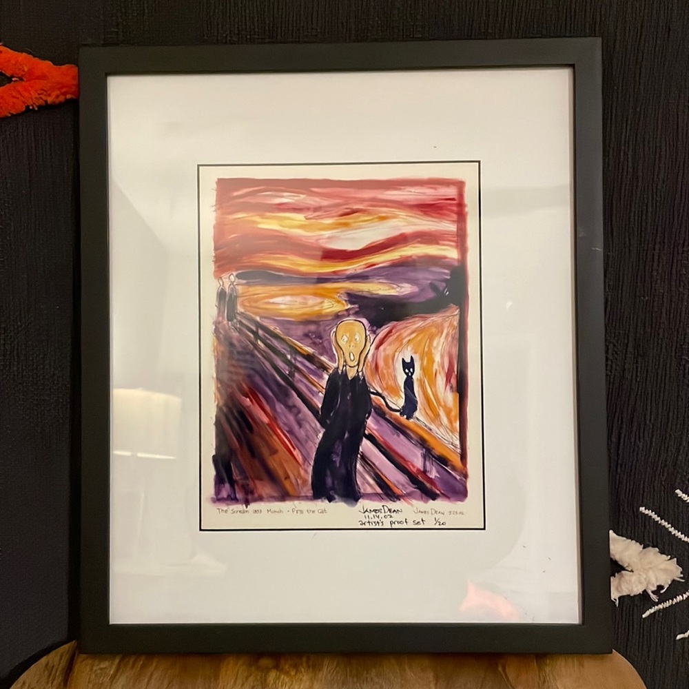 James Dean Vintage Pete with the Masters,  Munch Artist Proof, 2002